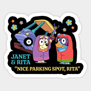 Janet And Rita Driving School Sticker